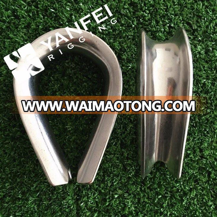 Stainless Steel European Type Thimble for Wire Rope