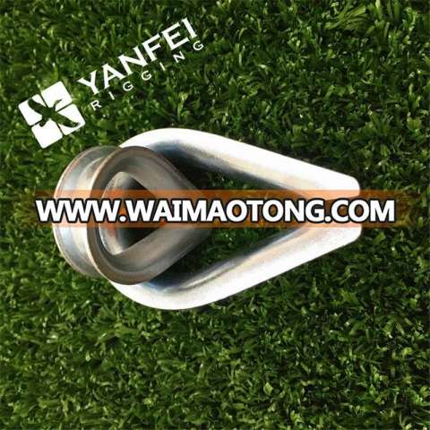 Stainless Steel European Type Wire Rope Thimble for Wire Rope