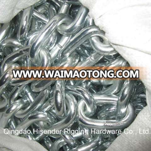 E. Galvanized Welded Link Chain DIN764